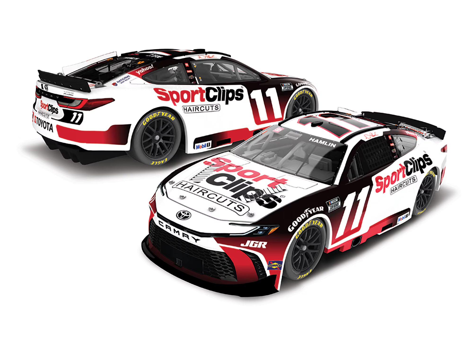 Lionel Racing - Denny Hamlin #11 Sport Clips 2025 Camry, escala 1:64