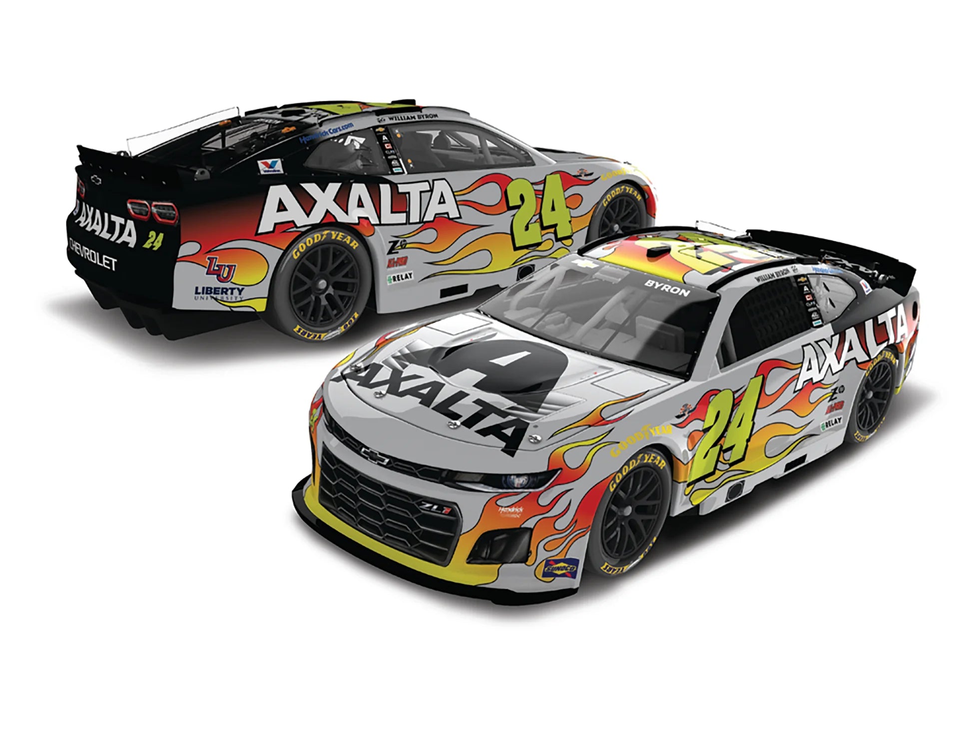 Lionel Racing - William Byron #24 Axalta Throwback 2025 Chevrolet, escala 1:64