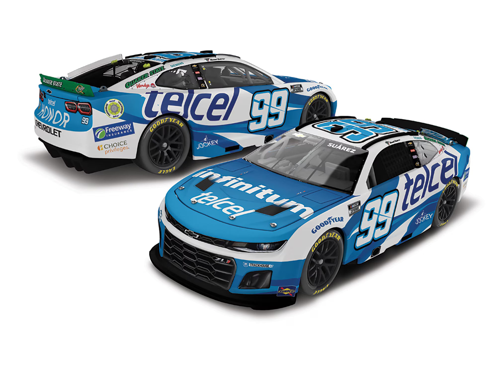 Lionel Racing - Daniel Suárez NO. 99 TELCEL, escala 1:64