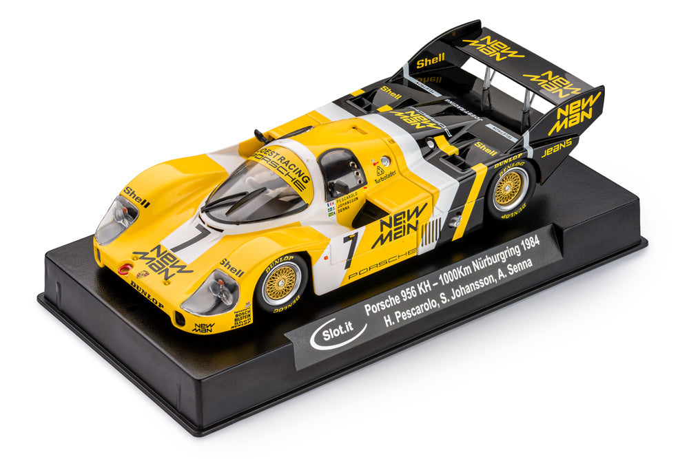 Slot.It - Porsche 956 KH 1984 - 1000km Nürburgring / #7 - H. Pescarolo, S. Johansson, A. Senna - Análogo, escala 1/32