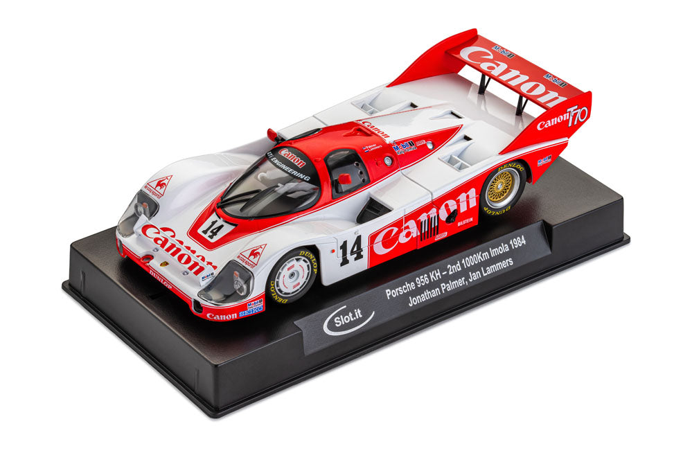 Slot.It - Porsche 956 KH 1984 - 2nd 1000 km Imola / #14 - Jonathan Palmer, Jan Lammers - Análogo, escala 1/32