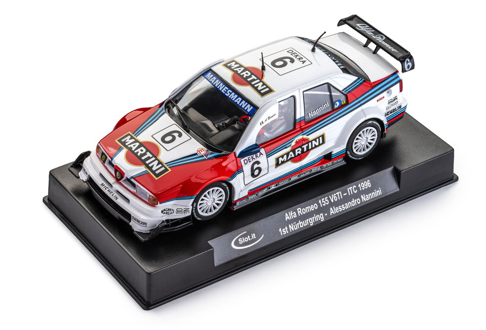 Slot.It - Alfa Romeo 155 V6Ti ITC 1996 - 1st Nürburgring / #6 - Alessandro Nannini - Análogo, escala 1/32