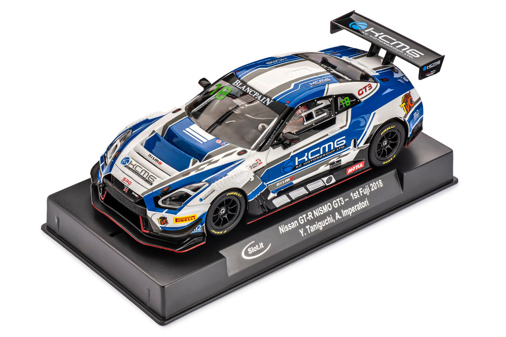 Slot.It - Nissan GT-R Nismo GT3 2018 - #18 Y. Taniguchi, A. Imperatori - 1st Fuji - Análogo, escala 1/32
