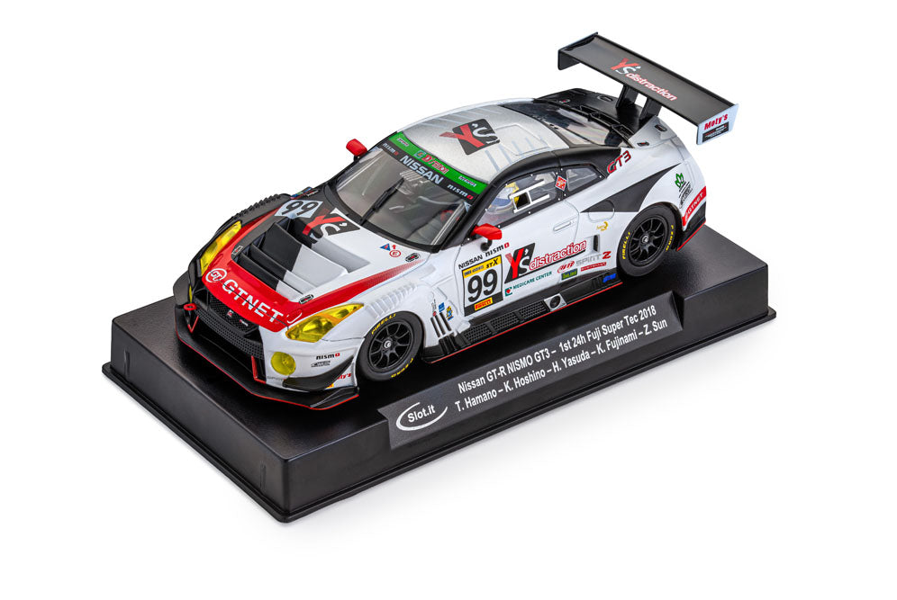 Slot.It - Nissan GT-R Nismo GT3 2018 - #99 - T. Hamano, K. Hoshino, H. Yasuda, K. Fujinami, Z. Sun - Análogo, escala 1/32