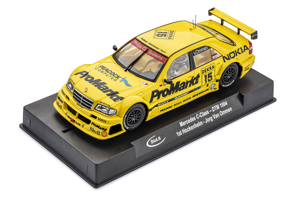 Slot.It - Mercedes C-Class DTM 1994 - 1st Hockenheim #15 - Jorg Van Ommen - Análogo, escala 1/32