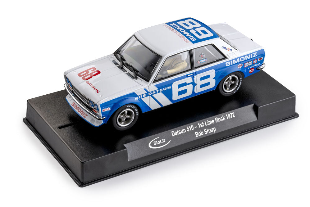Slot.It - Datsun 510 1972 - 1st Lime Rock / #68 - Bob Sharp - Análogo, escala 1/32