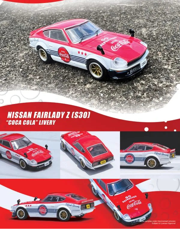 INNO Models, 1:64 NISSAN FAIRLADY Z (S30) “Coca-Cola” Livery