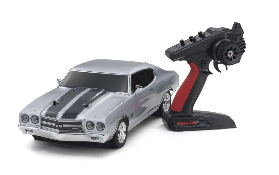 Kyosho - 1/10 Scale Radio Controlled Electric Powered 4WD FAZER Mk2 FZ02L Series Readyset 1970 Chevy® Chevelle® SS™ 454 LS6 Cortez Silver