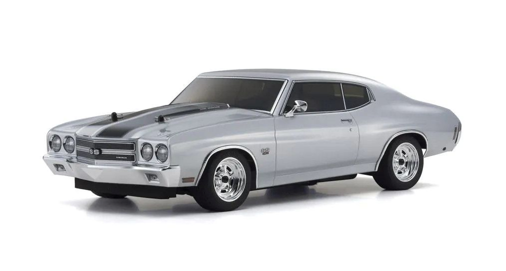 Kyosho - 1/10 Scale Radio Controlled Electric Powered 4WD FAZER Mk2 FZ02L Series Readyset 1970 Chevy® Chevelle® SS™ 454 LS6 Cortez Silver