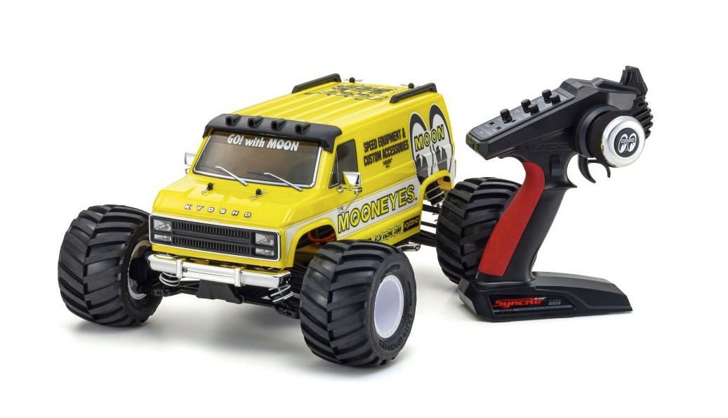 Kyosho - Fazer Mk2 Mad Van 1/10 4WD Readyset Brushed Monster Truck (Mooneyes) w/2.4GHz Radio