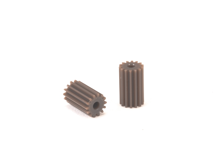 PN Racing - PNWC Machine Cut Delrin 64P 14T Long Pinion (2pcs) (Brown)