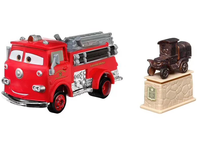 Mattel - Disney Pixar Cars, Rojo / Stanley