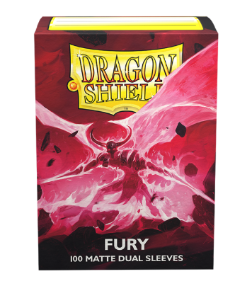 Arcane Tinmen - Dragon Shield - Fury - Matte Dual Sleeves - Standard Size
