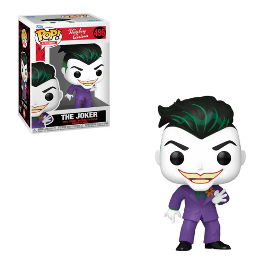 FUNKO POP Heroes: Harley Quinn Serie Animada - Joker, #496