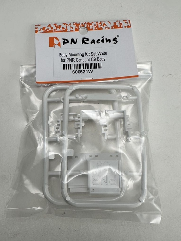 PN Racing - Body Mounting Kit Set White For PNR Concept C9 Body