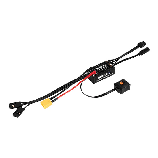 INJORA - Roverin FOC Sensored Brushless ESC & Motor Combo for 1/18 TRX4M Ascent18 (4800Kv)
