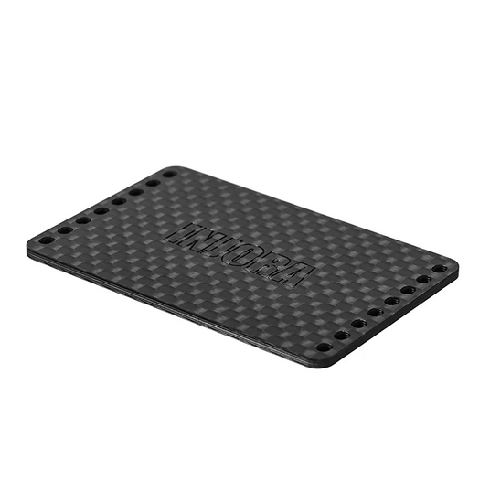 INJORA - Double Decker Carbon Fiber Tray Battery ESC Receiver Tray for 1/18 TRX4M