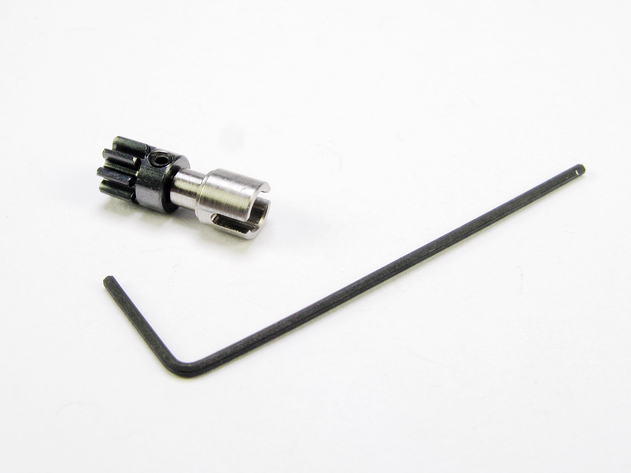 PN Racing - Mini-Z Buggy Stainless Steel Center Coupler with 7075 Alm Pinion