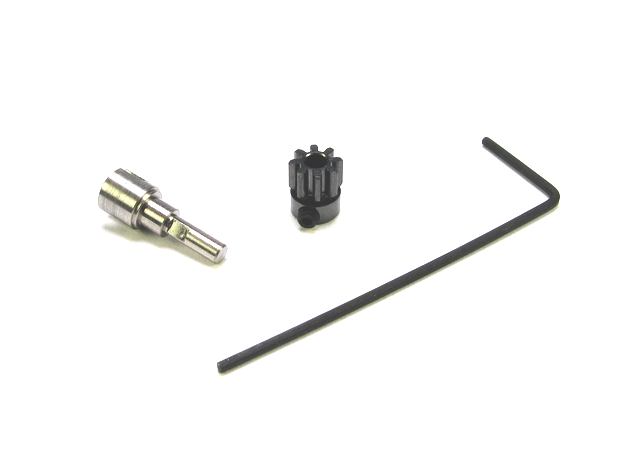 PN Racing - Mini-Z Buggy Stainless Steel Center Coupler with 7075 Alm Pinion