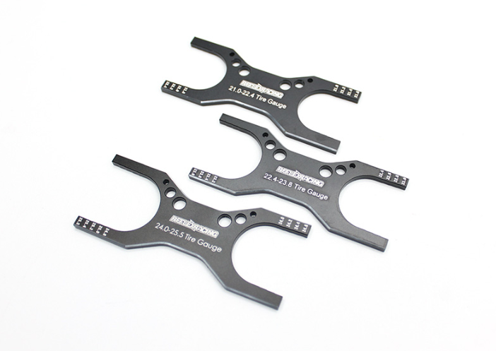 Reflex Racing -  RX610 Aluminum Tire Gauge Set (3pcs) - 21.0mm to 25.5mm