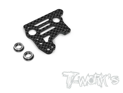 T-Work´s - TO-267-MP11 Graphite Center Gearbox Plate With Bearing ( For Kyosho MP11 )