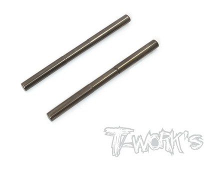T-Work´s - TO-262-MP10-FL DLC coated Front Lower Arm Shaft 4.5x65mm (For Kyosho MP10 / MPTKI2) 2pcs.