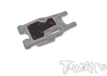 T-Work´s - TO-246-MP11-R1.5 Graphite Rear A-arm Stiffeners 1.5mm ( For Kyosho MP11 )