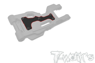 T-Work´s - TO-246-MP11-FU1.5 Graphite Front A-arm Stiffeners 1.5mm Upper ( For Kyosho MP11 )