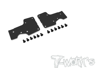 T-Work´s - TO-312-MP11-R2 2mm FRP Rear A-arm Stiffeners ( For Kyosho MP11 )
