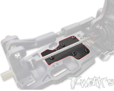 T-Work´s - TO-312-MP11-R2 2mm FRP Rear A-arm Stiffeners ( For Kyosho MP11 )