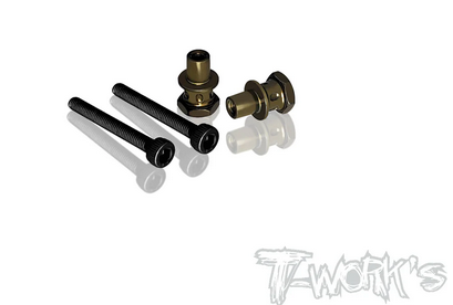 T-Work´s - TO-240-K-2 Hard Coated 7075-T6 Alum. Shock Standoffs -2mm (For Kyosho MP9 TKI3/TKI4,MP9e EVO/ MP10/MP11) 2pcs.