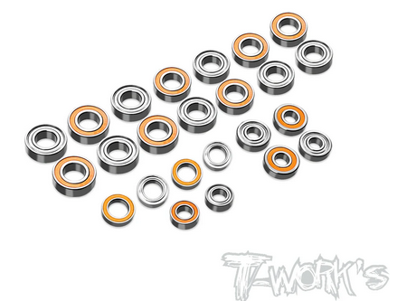T-Work´s - BBS-MP11 Precision Ball Bearing Set ( For Kyosho MP11 ) 24pcs.