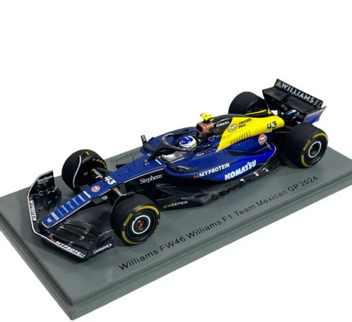 Spark - Franco Colapinto FW46 Williams F1 Team No.43 Mexican GP 2024, escala 1:43
