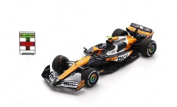 Spark - Lando Norris McLaren MCL38 McLaren No.4 Winner Singapore GP 2024, escala 1:43
