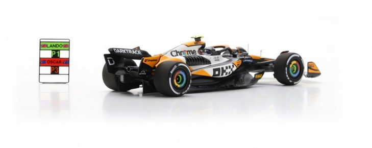 Spark - Lando Norris McLaren MCL38 McLaren No.4 Winner Singapore GP 2024, escala 1:43