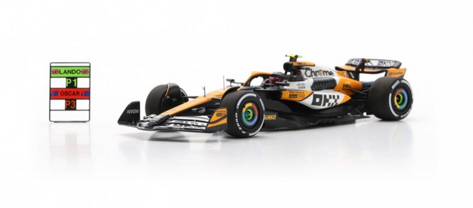 Spark - Lando Norris McLaren MCL38 McLaren No.4 Winner Singapore GP 2024, escala 1:43