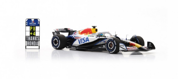 Spark - Isack Hadjar Racing Bulls VCARB 02 No.6 Visa Cash App Racing Bulls Formula One Team 8th Japanese GP 2025, escala 1:43