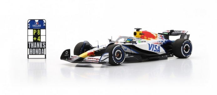 Spark - Isack Hadjar Racing Bulls VCARB 02 No.6 Visa Cash App Racing Bulls Formula One Team 8th Japanese GP 2025, escala 1:43