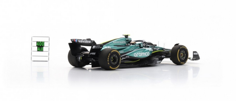 Spark - Fernando Alonso AMR24 Aston Martin Aramco F1 Team No.14 Mexican GP 2024, escala 1:43