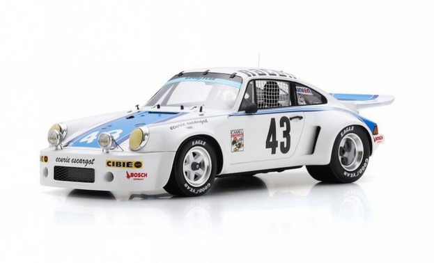 Spark - Porsche 911 Carrera RSR No.43 Winner Daytona 24H 1977 H. Haywood - J. Graves - D. Helmick, escala 1:18