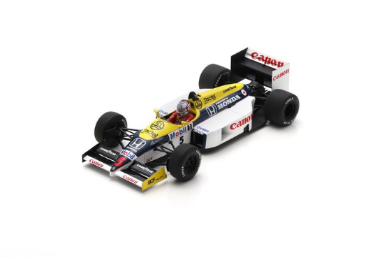 Spark - Williams FW11 No.5 Winner British GP 1986 Nigel Mansell, escala 1:18