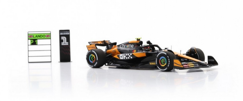 Spark - McLaren MCL38 No.4 Winner Abu Dhabi GP 2024 Lando Norris, escala 1:43
