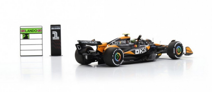 Spark - McLaren MCL38 No.4 Winner Abu Dhabi GP 2024 Lando Norris, escala 1:43