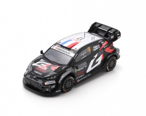 Spark - TOYOTA GR Yaris Rally1 No.17 TOYOTA GAZOO Racing WRT Winner Rally Monte Carlo 2025, escala 1:43
