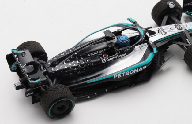 Spark - Mercedes W16 No.63 Mercedes-AMG PETRONAS Formula One Team 3rd Australian GP 2025 George Russell, escala 1:43