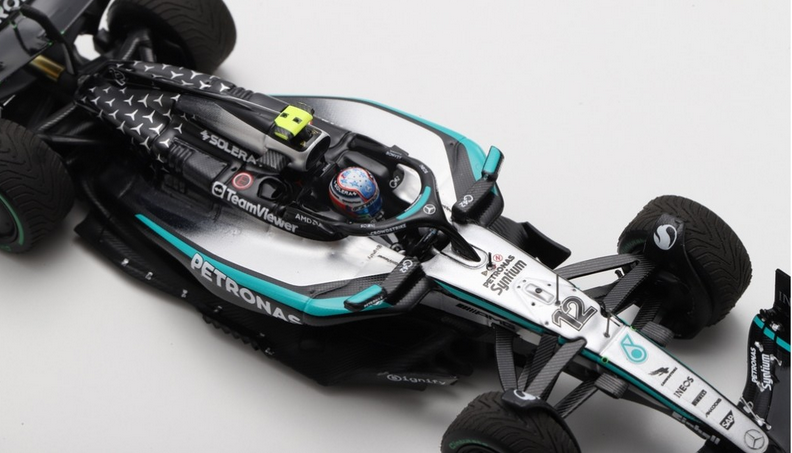 Spark - Mercedes W16 No.12 Mercedes-AMG PETRONAS Formula One Team 4th Australian GP 2025 Kimi Antonelli, escala 1:43