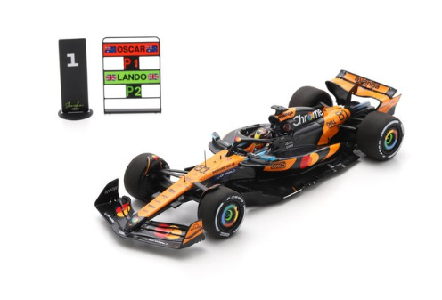 Spark - McLaren MCL39 No.81 McLaren Formula 1 Team Winner Chinese GP 2025 Oscar Piastri, escala 1:43