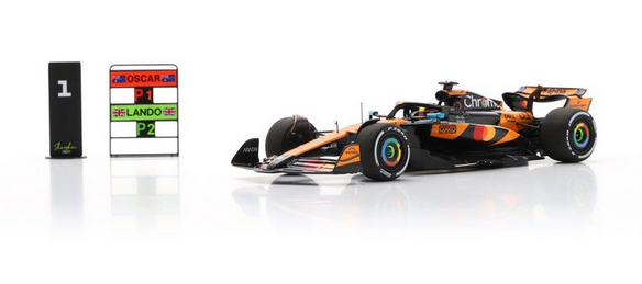 Spark - McLaren MCL39 No.81 McLaren Formula 1 Team Winner Chinese GP 2025 Oscar Piastri, escala 1:43