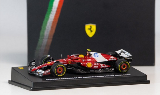 LookSmart - FERRARI SF-25 Winner China Sprint Race Lewis Hamilton 2025, escala 1:64