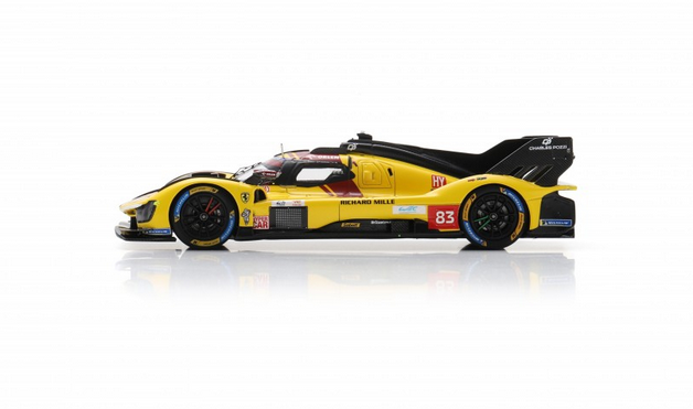 LookSmart - FERRARI 499P N°83 AF CORSE Vainqueur 24H Le Mans 2025 R. Kubica - Y. Ye - P. Hanson, escala 1:43